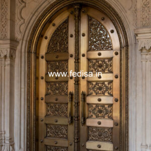 Antique Brass Balcony Railing With Classic Style Sidhi Design Marble