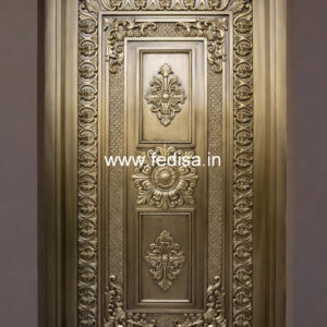 Elegant Brass Stair Railing With Classic Finish Traditional Staircase Design