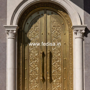 Artistic Brass Railing Design For Interiors Commercial Staircase Design