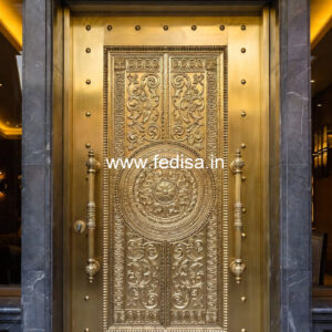 Elegant Brass Balcony Railing With Designer Look Staircases For Small Cottages