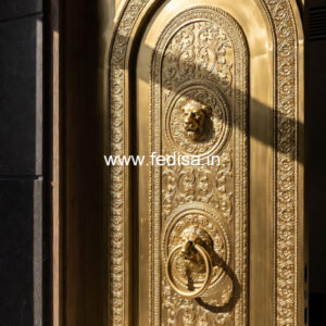 Brass Balcony Railing With Decorative Pattern Small Duplex Stairs Design