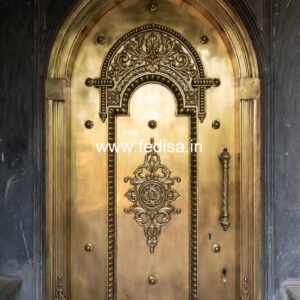 Brass Staircase Handrail With Classic Touch Staircase Front Design