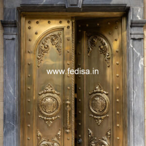 Designer Brass Staircase Railing With Custom Patterns Quarter Turn Staircase Design