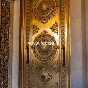 Artistic Brass Railing Design With Luxury Look Staircase Design Handrail