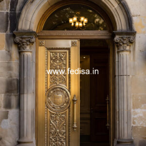 Designer Brass Staircase Railing With Fine Finish Home Steel Grill Design For Stairs