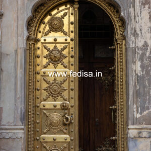 Classic Brass Balcony Railing With Royal Touch Stair Design For Duplex