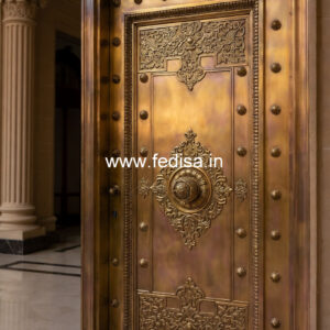 Elegant Brass Staircase Railing With Luxury Finish Low Space Stairs Design