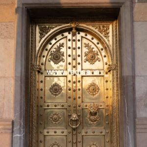 Antique Brass Staircase Railing With Classic Finish Japanese Stairs Design