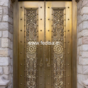 Designer Brass Stair Railing For Luxury Interiors Spiral Staircase Inside House