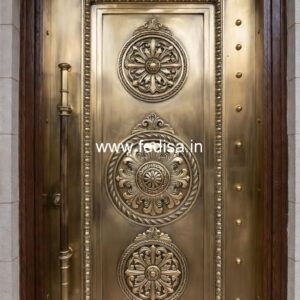 Elegant Brass Balcony Railing For Designer Interiors Double Height Staircase Design