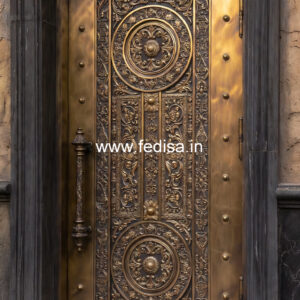 Designer Brass Staircase Railing With Classic Appeal Glass Color Etching Designs For Staircase