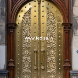 Brass Railing Design With Modern Finish 3 Storey Staircase Design