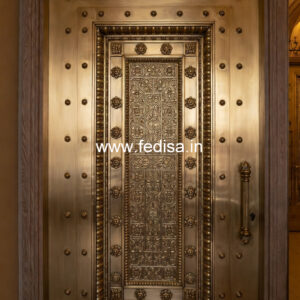 Modern Brass Balcony Railing Design