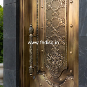 Traditional Brass Railing Design With Engraving Top Stairs Design