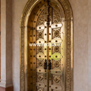 Premium Brass Balcony Railing With Artistic Work Inner Staircase Design House