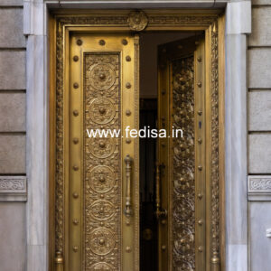 Brass Staircase Railing Design With Elegant Touch Living Room With Stairs Interior Design