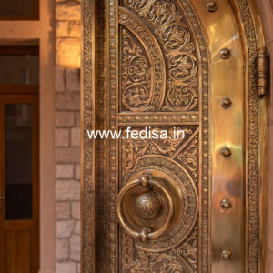 Antique Brass Railing Design With Royal Appeal Stairs Design For Showroom