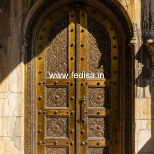 Elegant Brass Staircase Railing With Luxury Finish Short Space Stairs Design