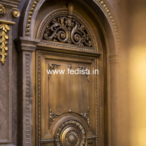 Premium Brass Handrail Design For Elegant Homes Central Beam Staircase Design