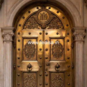 Luxury Brass Stair Railing With Designer Style Covered Staircase Design