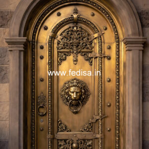 Brass Balcony Railing Design With Premium Style Stair Canopy Design