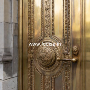 Decorative Brass Stair Railing With Elegant Finish Staircase Design Steps