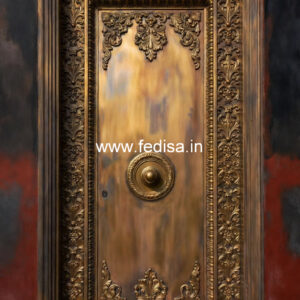 Decorative Brass Handrail For Stylish Staircases Round Steps For Duplex House