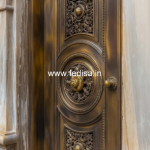 Traditional Brass Railing Design With Carving Work Design Of Wooden Stair Railing