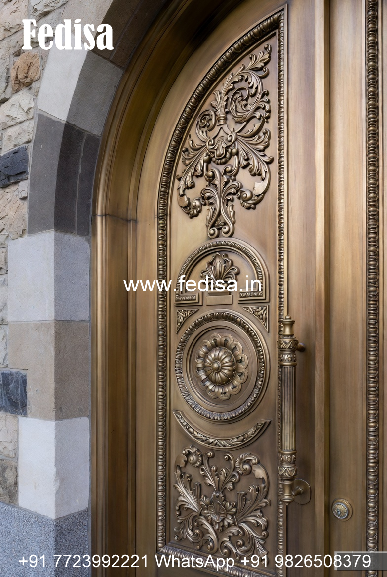 Brass Railing Design With Modern Finish Bed Design With Stairs