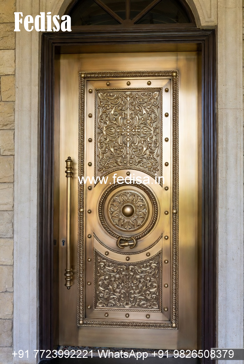 Brass Railing Design For Home Exterior Decor Semi Spiral Staircase Design