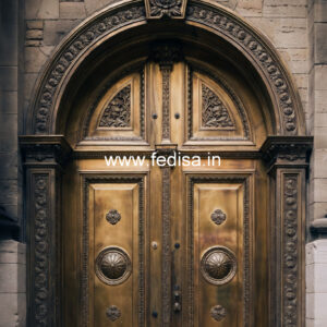 Modern Brass Balcony Railing With Sleek Finish Modern Grand Staircase Design