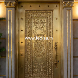 Antique Style Brass Railing Design For Classic Villas Stairs Industrial Design