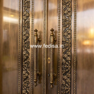 Premium Brass Balcony Railing For Contemporary Homes Open Stair Concept