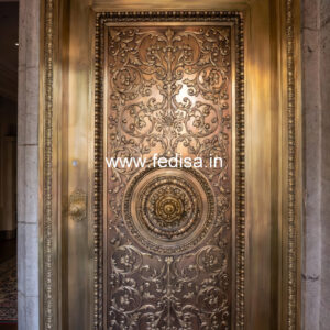 Decorative Brass Handrail Design For Interiors Half Landing Staircase Design