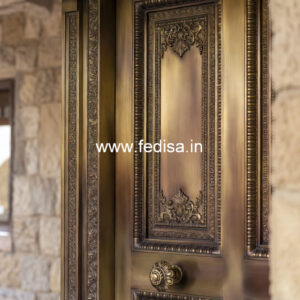 Brass Railing Design With High-end Finish Steel Railing Grill Designs