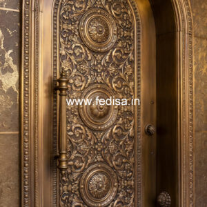 Decorative Brass Handrail For Stylish Staircases Steel Balcony Design