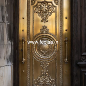 Brass Stair Railing Design For Premium Villas Balcony Mirror Design