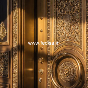 Antique Brass Balcony Railing For Classic Homes Sidhi Grill Design