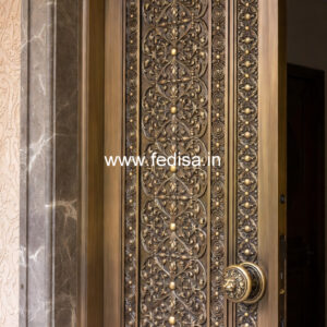 Premium Brass Handrail Design For Modern Spaces Railing With Glass Design