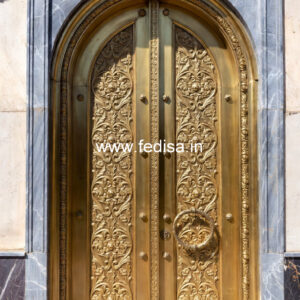 Decorative Brass Stair Railing Design For Villas Modern Wrought Iron Railing