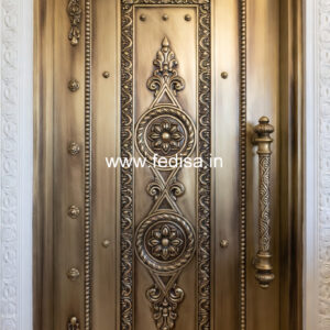 Stylish Brass Stair Railing With Artistic Touch Makan Ki Railing Ki Design