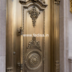 Luxury Brass Railing Design For Modern Villas Front Railing Design With Cement