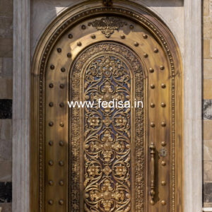 Antique Brass Staircase Railing With Classic Finish Glass Railing Design Price