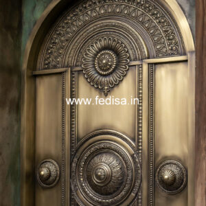 Elegant Brass Staircase Railing With Artistic Work Railing Step Design