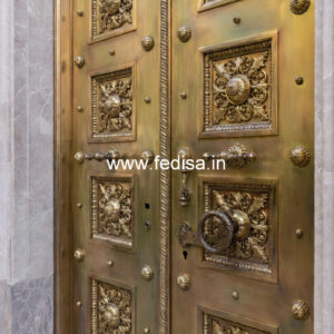 Premium Brass Handrail Design With Artistic Finish House Roof Railing Design