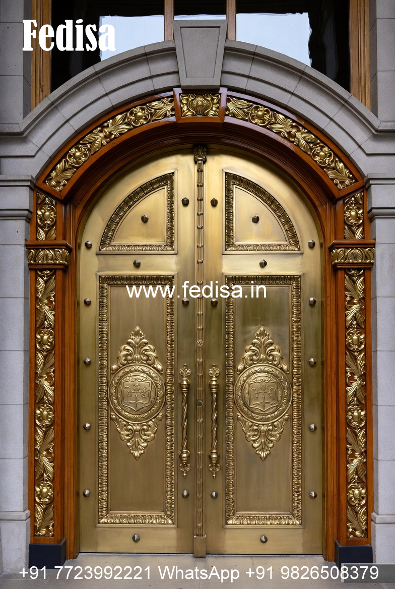 Antique Brass Staircase Railing With Elegant Style Stainless Steel Balcony Design