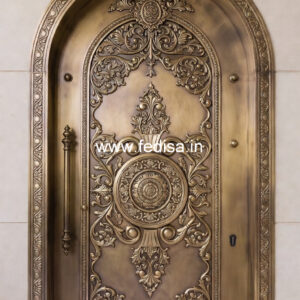 Brass Balcony Railing Design For Modern Homes