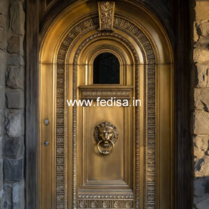 Artistic Brass Railing Design For Interiors