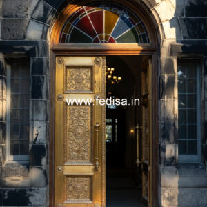 Luxury Brass Railing Design With Detailing