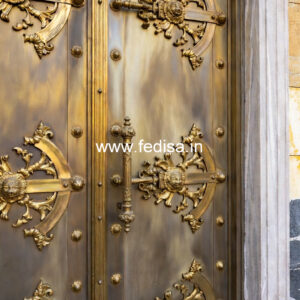 Ornamental Brass Railing Design For Classic Homes